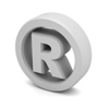 Bild des Buchstabens R in einem Kreis