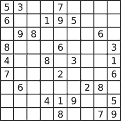 Bild eines Sudoku-Rätsels
