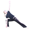 Foto einer Frau in Yoga-Position